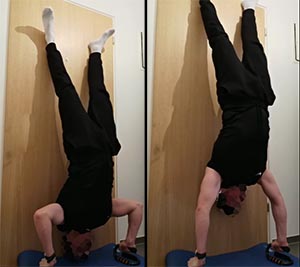 handstand push-ups zuhause trainieren erklärung